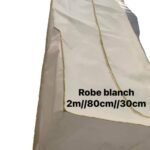housse robe blanche